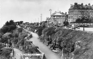 uk12795 zig zag path folkestone real photo uk