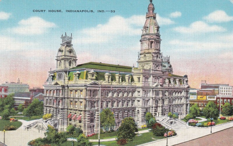 INDIANAPOLIS, Indiana, 1930-1940s; Court House