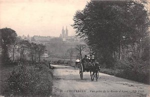 Vue prise de la Route d'Agon Coutances France Unused 