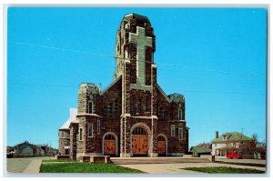 c1950's Gaspésie Metropolis St. Jerome's Church Matane Quebec Canada Postcard