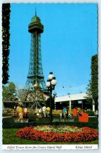 KINGS ISLAND AMUSEMENT PARK, Cincinnati OH ~ EIFFEL TOWER 1974 ~ 4x6 Postcard