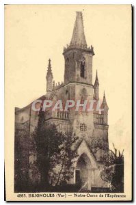 Old Postcard Brignoles Var Our Lady of Hope