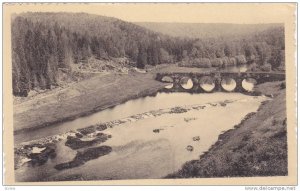 La Semois Et Le Pont St. Nicolas A Chiny, Environs de Florenville (Luxembourg...