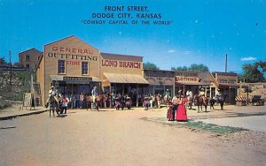 Front Street Cowboy capital the world Dodge City Kansas  