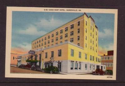 Linen colour PC Dixie Hunt Hotel Gainville, GA unused