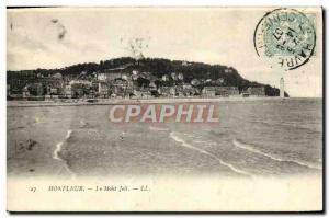 Old Postcard Honfleur Mont Joli