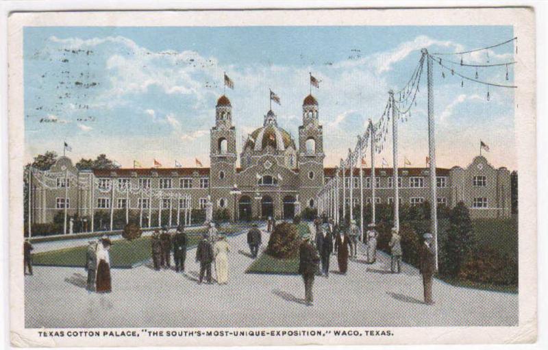 Texas Cotton Palace Waco TX 1917 postcard