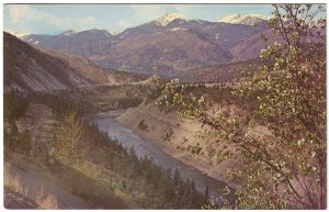 Thompson River Near Lytton, British Columbia, Vintage Chrome Postcard