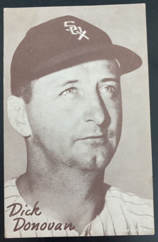 Mint USA Real Picture Postcard Baseball Player Dick Donovan