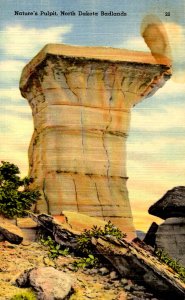 ND - Badlands. Nature's Pulpit      (stain)