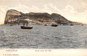 Rock from the Bay Gibraltar Postcard.