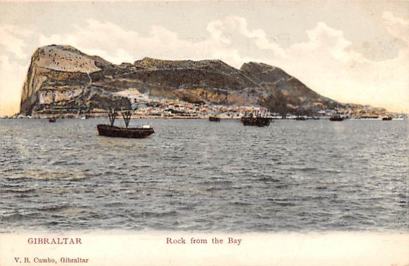 Rock from the Bay Gibraltar Unused 