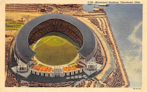 Cleveland Ohio, USA Municipal Stadium Baseball Stadium 1950 