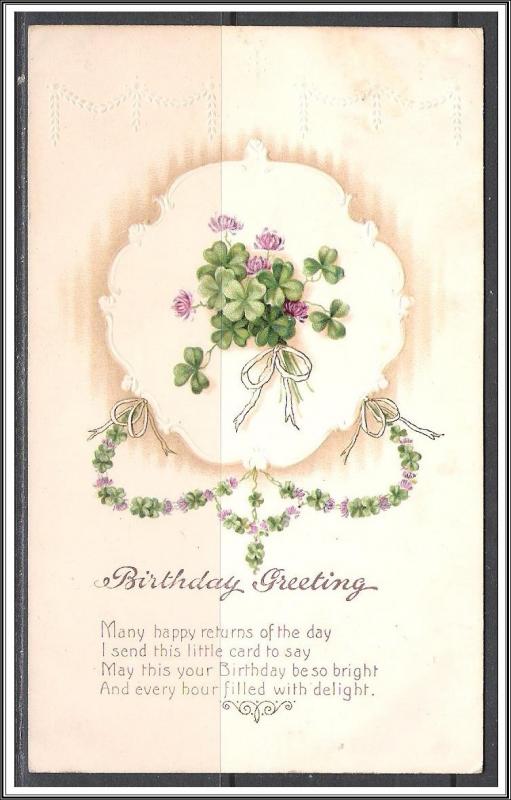 Birthday Greeting - Happy Returns of The Day - Embossed - [MX-365]