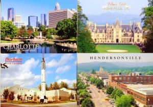 NORTH CAROLINA: Lot of (4) Modern Picture Postcards -  Continental Size (4X6)