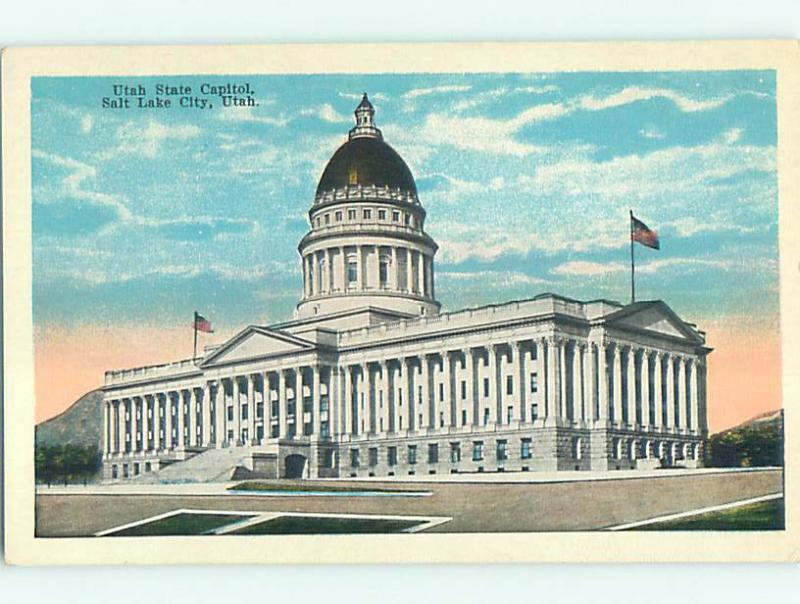 Unused W-Border CAPITOL BUILDING Salt Lake City Utah UT p0371