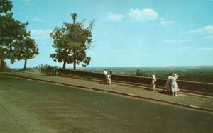 Vintage Postcard Eagle Rock Reservation Popular Spot View West Orange New Jersey