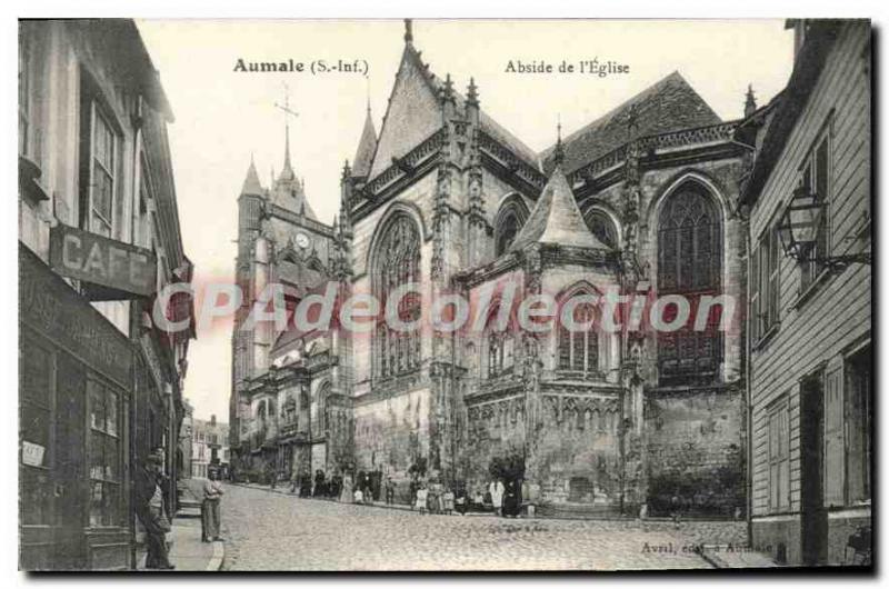 Postcard From Old Aumale Apse I'Eglise