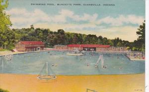 Indiana Evansville Swimming Pool Burdette Park 1949