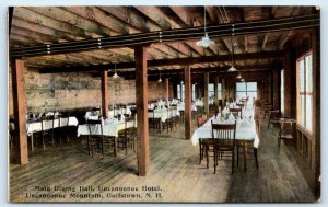 GOFFSTOWN, NH New Hampshire ~UNCANOONUC HOTEL Dining Room c1909 Postcard