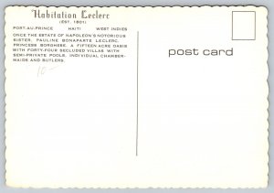 Port-Au-Prince  Haiti  Habitation Leclerc  Postcard
