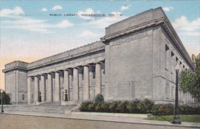 Public Library Indianapolis Indiana 1950