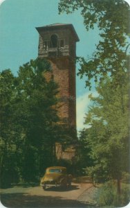 Halifax Nova Scotia Canada Memorial Tower, Old Car Chrome Postcard