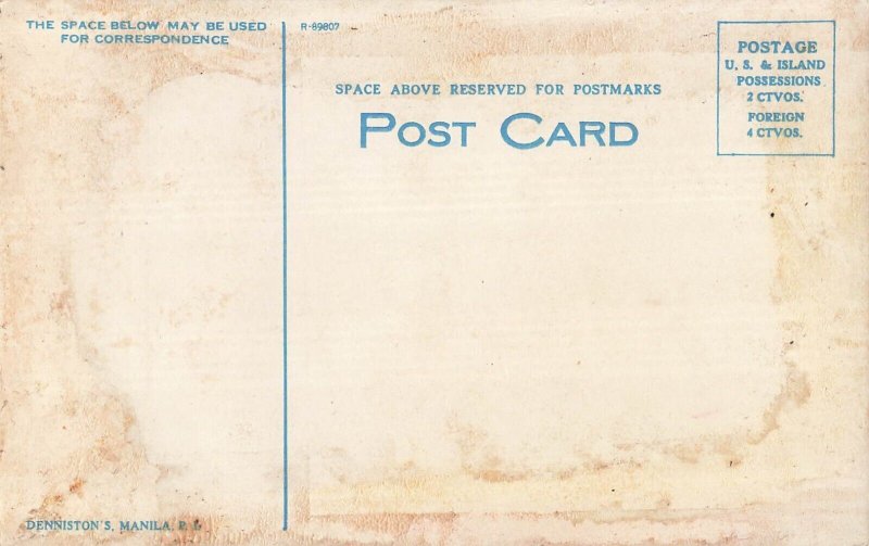 Bontoc Phillipines-Rice Terraces~1920s POSTCARD