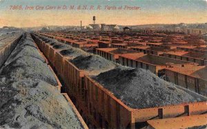 DM&N Iron Ore Cars Railroad Yard Proctor Duluth Minnesota 1912 postcard