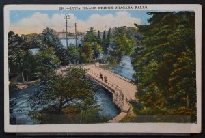 Niagara Falls, NY - Luna Island Bridge - 1939