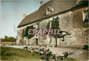 Postcard Modern Manoir Normand Cernay (fifth and eleventh century)