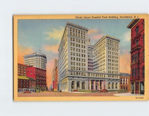 Postcard Rhode Island Hospital Trust Building, Providence, Rhode Island