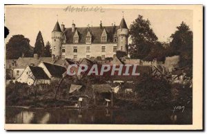 Postcard Old Castle Loire Chateau of Montresor