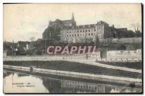 Old Postcard Auxerre Hospital Generale