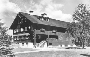 Girl Scout House Kohler, Wisconsin, USA 1956 Missing Stamp real photo