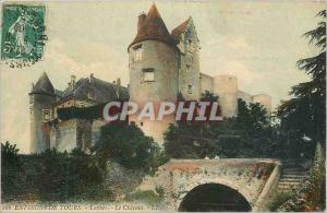 Postcard Old Tours Surroundings Luynes Chateau