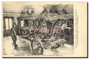 Old Postcard Versailles Museum of Cars Charles X Rite of Car