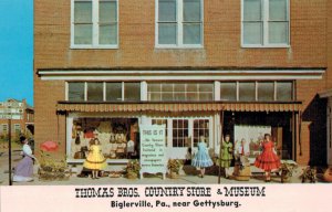 Thomas Brothers Country Store Store Front N. Gettysburg, Biglerville PA Postcard