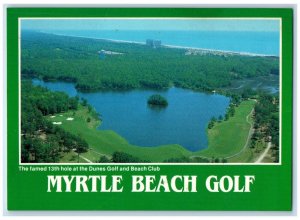 Greetings From Myrtle Beach Golf SC, Dunes Golf Beach Club Unposted Postcard