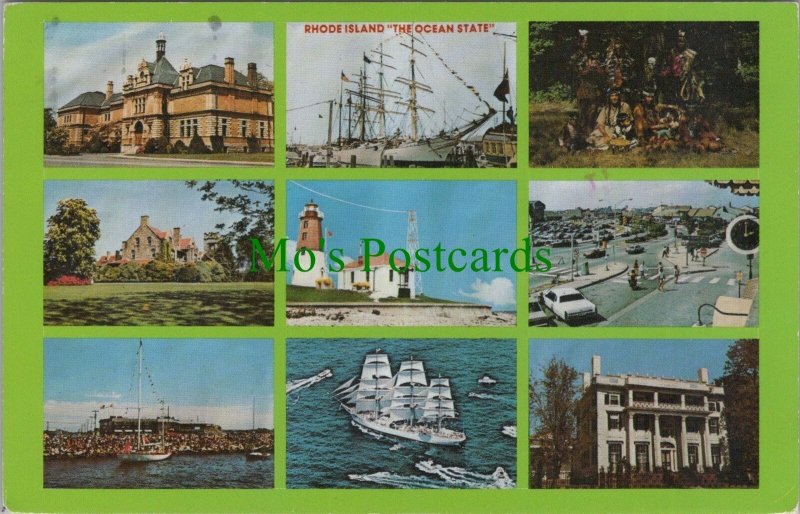 America Postcard - Rhode Island - The Ocean State RS31727