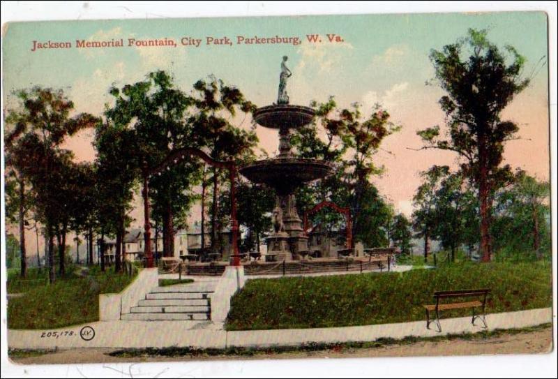 WV - Jackson Memorial Fountain, City Park, Parkersburg