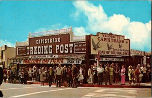 Capistrano Trading Post, Swallows Return to Capistrano CA Vintage Postcard R54