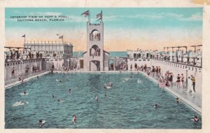 DAYTONA BEACH, Florida, 1910-1920s; Interior View Of Pepp's Pool