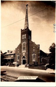 Ohio Zanesville Trinity Lutheran Church 1950 Real Photo