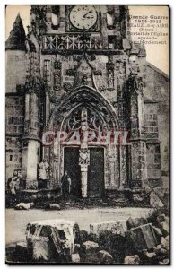 Beauz on Concept - Great War 1914 1918 - L & # 39Eglise Portal after the bomb...