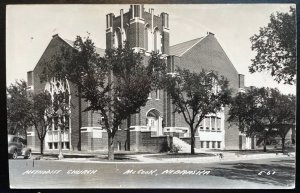 Vintage Postcard 1959 Methodist Church, McCook, Nebraska *REAL PHOTO*