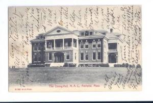 LP61 Amherst, Massachusetts, MA, Postcard, The Dining Hall, 