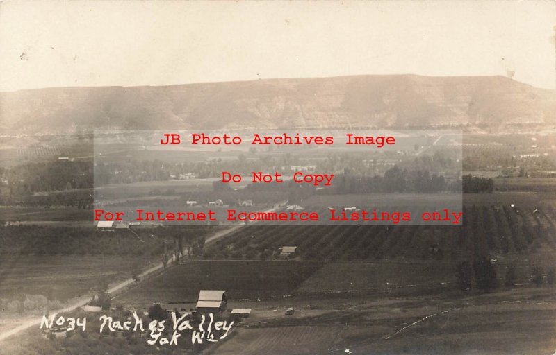 WA, Yakima, Washington, RPPC, Naches Valley, Farms, Photo No 34