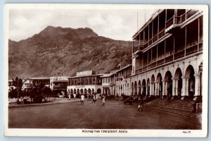 Aden Yemen Postcard Round the Crescent c1920's Unposted Antique RPPC Photo