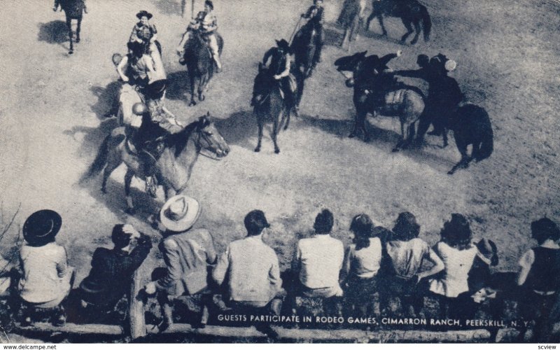 PEEKSKILL , New York , 1930s ; Rodeo Games, Cimarron Ranch